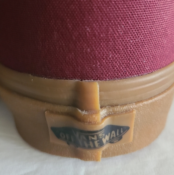 Vans off the wall mens shoes sz.10 red - Picture 8 of 11